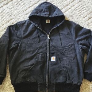 Carhartt Black Hooded Jacket
